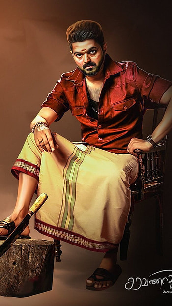 Vijay , Karuppam HD phone wallpaper