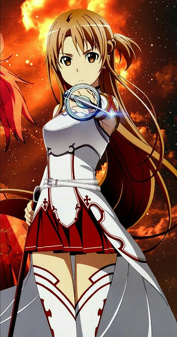 Asuna Yuuki, anime, asuna, yuuki, queen, sao HD phone wallpaper