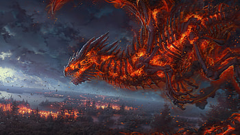 Dragon backgrounds, , Striking , Impressive visuals HD wallpaper