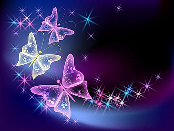 Blue vector, colorful, design, color, beautiful, high, butterflies, vector, fly, lovely HD wallpaper