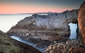 Arch Rock, coast, beach, rock, arch HD wallpaper