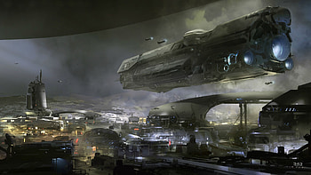 Halo Spaceships UNSC Infinity Digital Art HD wallpaper