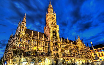 Town Hall, Munich HD wallpaper