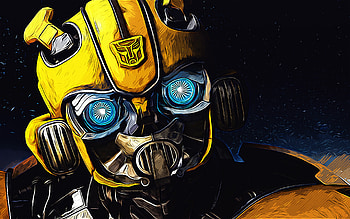 Bumblebee, Transformers, , vector art, Bumblebee drawing, creative art, Bumblebee art, vector drawing, Transformers characters, Bumblebee Transformers HD wallpaper