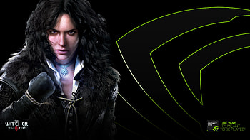 The Witcher, black, yennefer, fantasy, game, girl, woman HD wallpaper