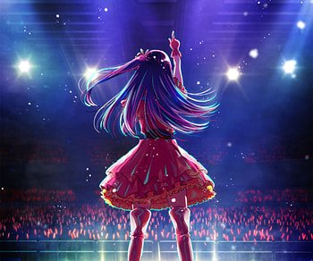 Hoshino Ai, Ai Hoshino, Anime, Oshi no Ko HD wallpaper