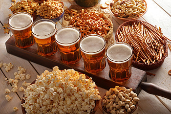 Snacks, Popcorn HD wallpaper