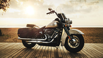 Harley-Davidson, Gray aesthetics, Steel horses, Riders' pride HD wallpaper