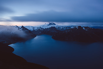 Body Of Water Mountains , water, mountains, nature HD wallpaper
