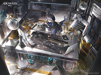 Glaucus - Arknights, Glaucus (Arknights), video game, Arknights HD wallpaper