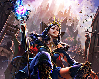 Imperial princess, blue, liang-xing, art, throne, girl, woman, fantasy, magical, legend of the cryptids HD wallpaper