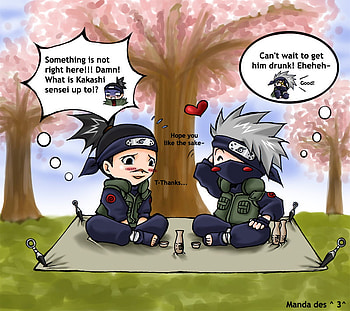 Kakashi being Kakashi. =P, naruto, anime, kakashi HD wallpaper