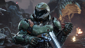Doom 2017 HD wallpaper