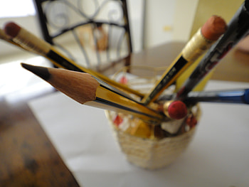 bunch of pencils, chair, white, black, art, colors, writing, paper, sketch, quiet, wood, yellow, pencil, draw, office, graphite HD wallpaper