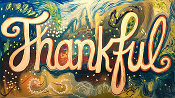 Thankful: A Vibrant Ultra Celebration, artistic, painting, colorful HD wallpaper