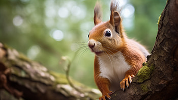 Curious Squirrel, Animal, squirrel HD wallpaper