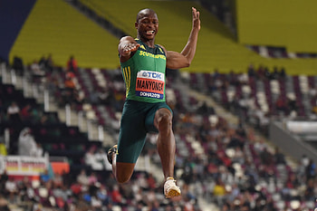 Luvo Manyonga, Long Jump HD wallpaper