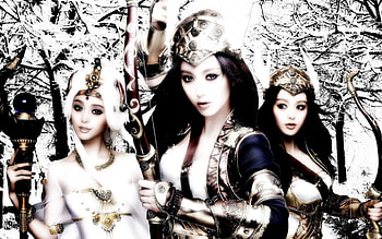 Women Winter Snow, winter, women, 3d girls HD wallpaper