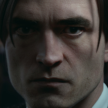Robert Pattinson, Bruce Wayne, Realistic Portrait HD phone wallpaper