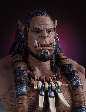 Gentle Giant, Warcraft, Durotan mini bust, SDCC exclusive HD phone wallpaper