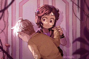 Luz Noceda & Hunter — The Owl House, Hunter (The Owl House), Luz Noceda, TV Show, The Owl House HD wallpaper