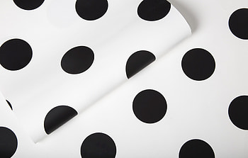 Black and white, Polka Dot HD wallpaper