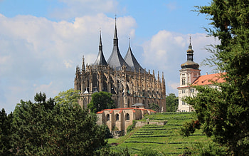 Church in Czechia, Bochemia, Gothic, Czechia, church HD wallpaper