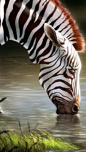 Awesome zebra , Wild African animals, Captivating zebra ry, Stunning animal graphy HD phone wallpaper