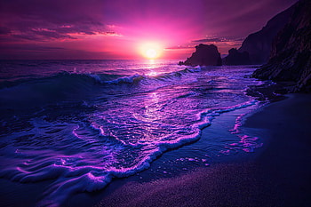 Morning At Beach, morning, nature HD wallpaper