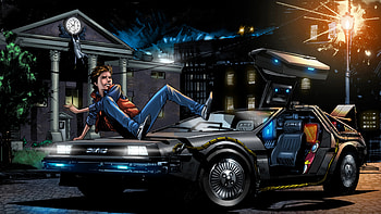 Delorean , High Definition, Retro, Nostalgia HD wallpaper