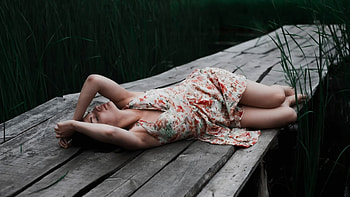 Relaxing, girl, model, beautiful, graphy HD wallpaper