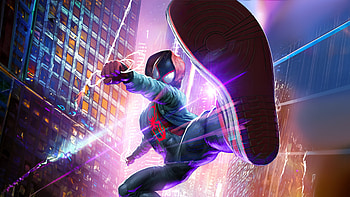 Spiderman Glimpse Of Tomorrow, spiderman, miles-morales, superheroes, artwork, artist, digital-art, artstation HD wallpaper