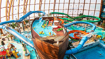 Piterland waterpark, Vector foiltec, Water adventures, Thrilling slides HD wallpaper