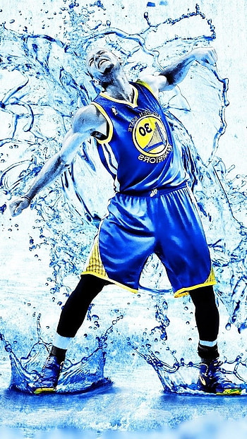 Steph Curry, Water Theme, Painting Art HD phone wallpaper