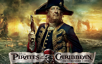 Geoffrey Rush, Captain Hector Barbossa, On Stranger Tides HD wallpaper