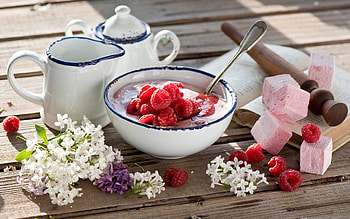 Food, Lilac, Raspberry, Marshmallow, Zephyr, Breakfast, Yogurt, Yoghurt HD wallpaper