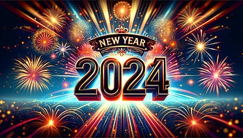 2024 New Year Celebration, 2024, New Year 2024 HD wallpaper