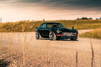 Datsun, Vehicles, Datsun 240Z, Black Car, Car HD wallpaper