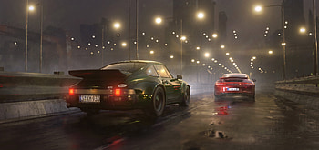 Porsche Race Old Vs New, porsche, cars, artist, artwork, digital-art, deviantart HD wallpaper