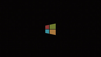 Simple background, Minimalism, Microsoft, Black background HD wallpaper
