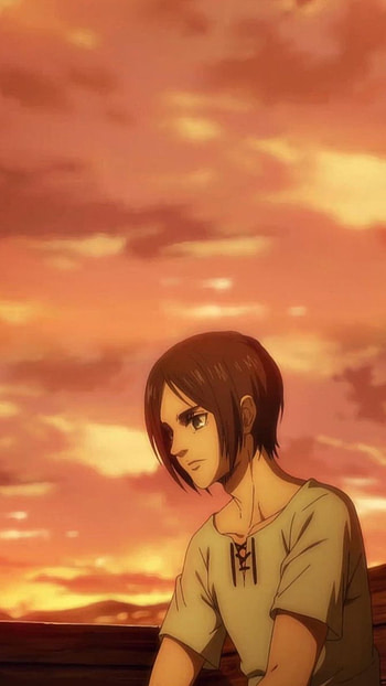 Eren, cloud, sky, AOT, sun HD phone wallpaper