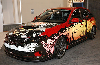 Halloween Subaru Impreza WRX, subaru, tuning, wrx, impreza, car, sti HD wallpaper