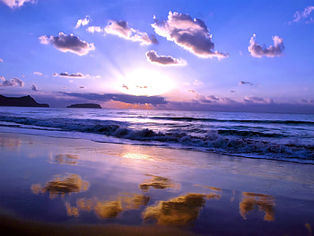 Landscape, Sea, Waves HD wallpaper