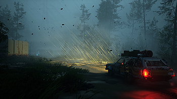 Pacific Drive Game | Mysterious Drive in Misty Forest, video game, Pacific Drive HD wallpaper