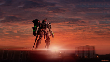 Anime Gundam, robot, anime, artist, artwork, digital-art HD wallpaper