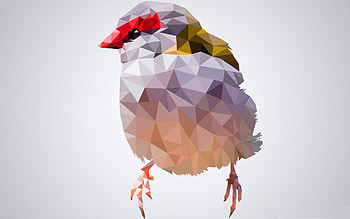 Polygon animal background, HQ animal , Unique animal concept, Abstract animal representation HD wallpaper