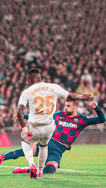 Vinicius Jr. , Football team, Real Madrid logo, Rising star HD phone wallpaper