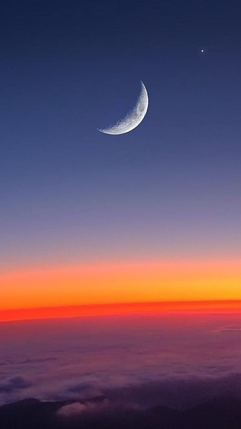 Moon, Sunrise Moon HD phone wallpaper