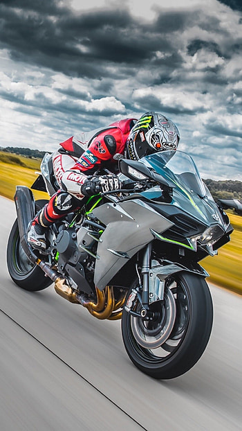 Ninja Bike, Black Vehicle HD phone wallpaper
