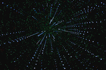 Lights, dark, night, decorations, glow HD wallpaper